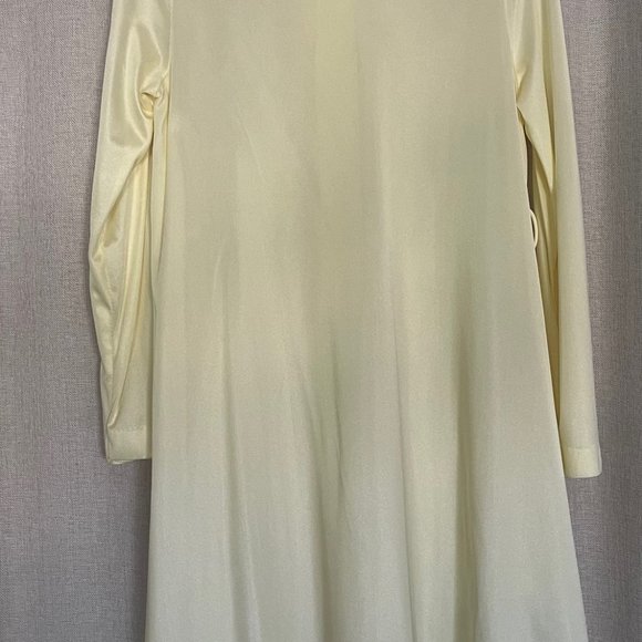 Vintage Maidenform Womens Small‎ Sheer Nightgown Full Zip Small Yellow - Picture 5 of 9
